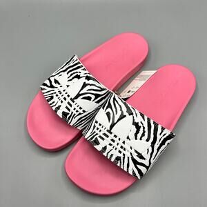 NEW Adidas Adilette Comfort Women's Slides Size 7 Women's Pink Zebra